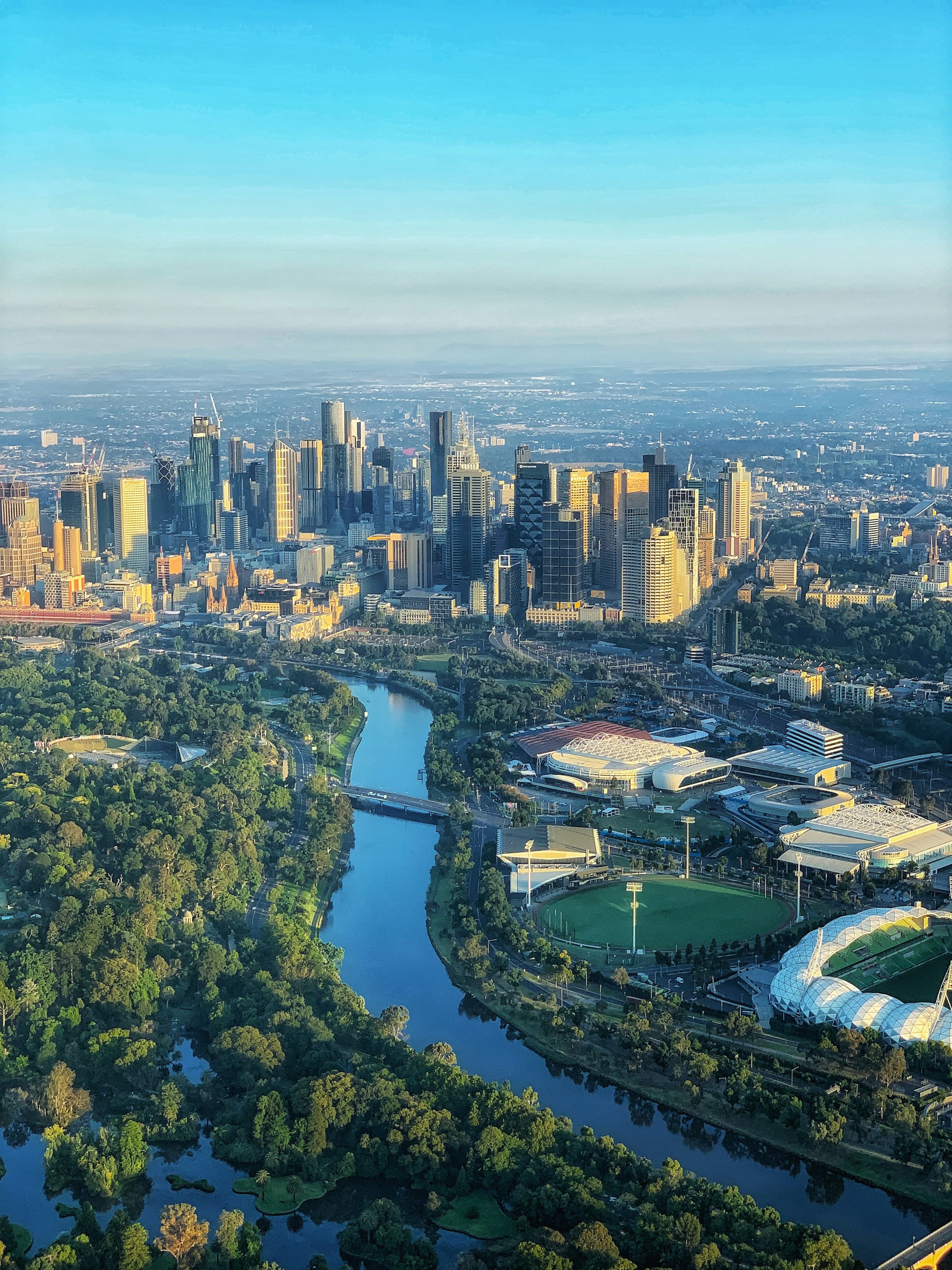 Melbourne city skyline